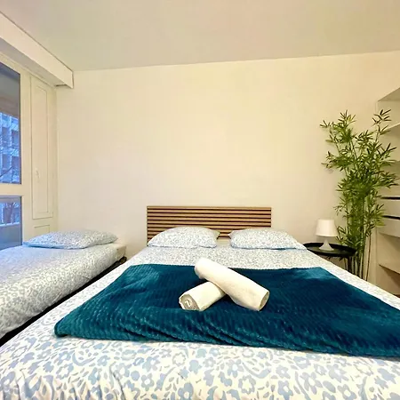Bngo I Le Spacieux I 12 Personnes, 5 Chambres, 2 Salle De Bain, Parking Prive, Wc Separe, Wifi * Villeurbanne